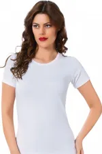 Moda Çizgi Bayan Kısa Kol Body 232B