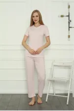 Moda Çizgi Kadın Penye Pijama Takım 4157