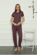 Moda Çizgi Kadın Penye Pijama Takım 4156