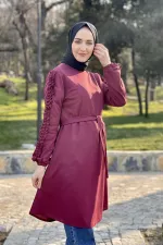 Moda Çizgi Desenli Tunik