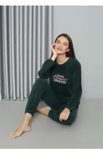 Moda Çizgi Welsoft Polar Kadın Pijama Takımı 8516