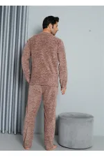 Moda Çizgi WelSoft Polar Erkek Pijama Takımı 6827