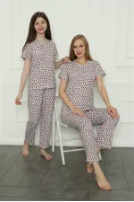 Moda Çizgi Anne Kız Aile Penye Pijama Takım Ayrı Ayrı Satılır. Fiyatları Farklıdır 50119