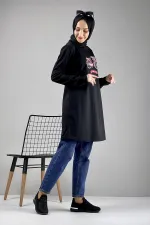 Moda Çizgi Desenli Tunik